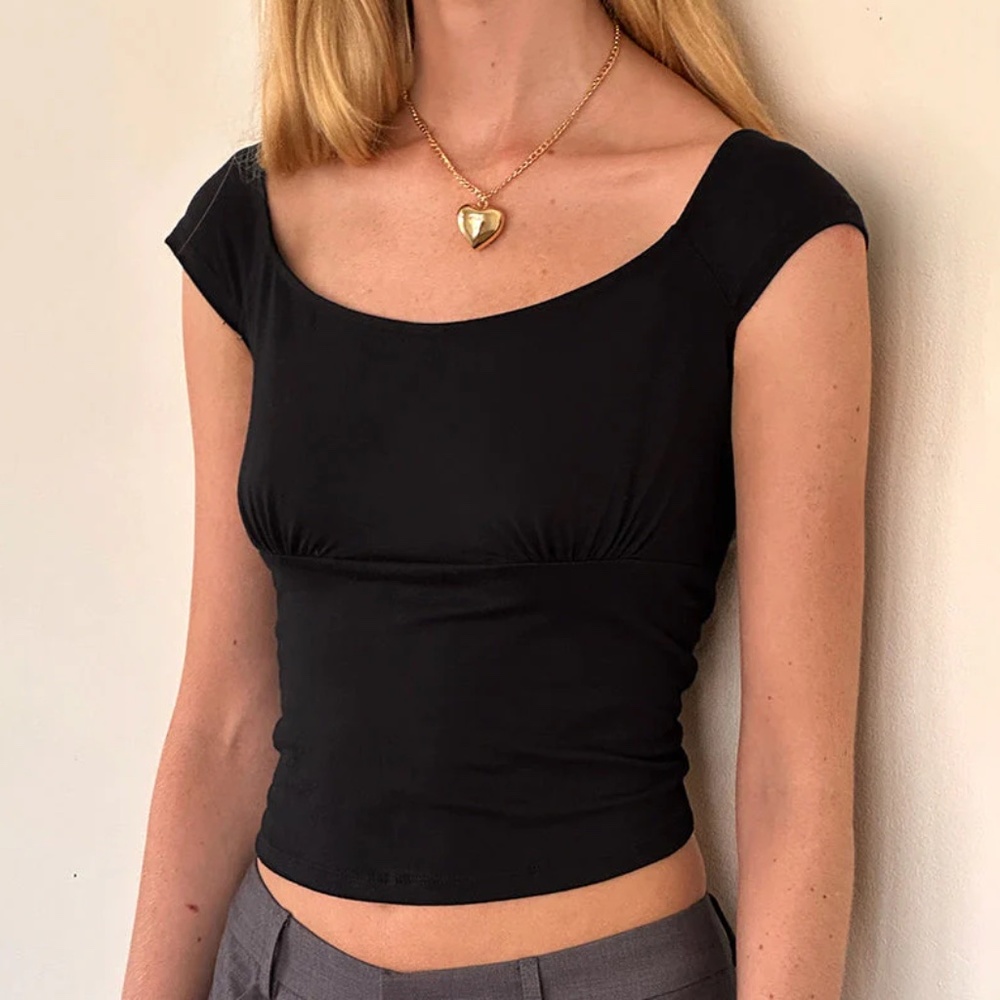 Cania Top In Black Lycra